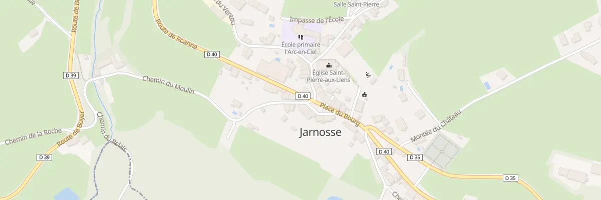 Plan du 10 Che du Moulin à Jarnosse