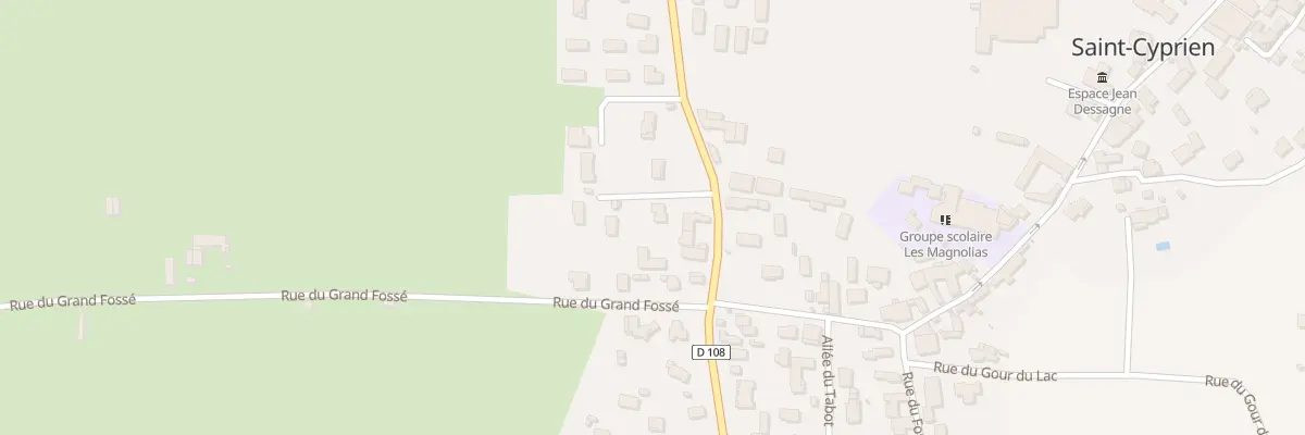 Plan du 3 Rue des Landes à Saint-Cyprien