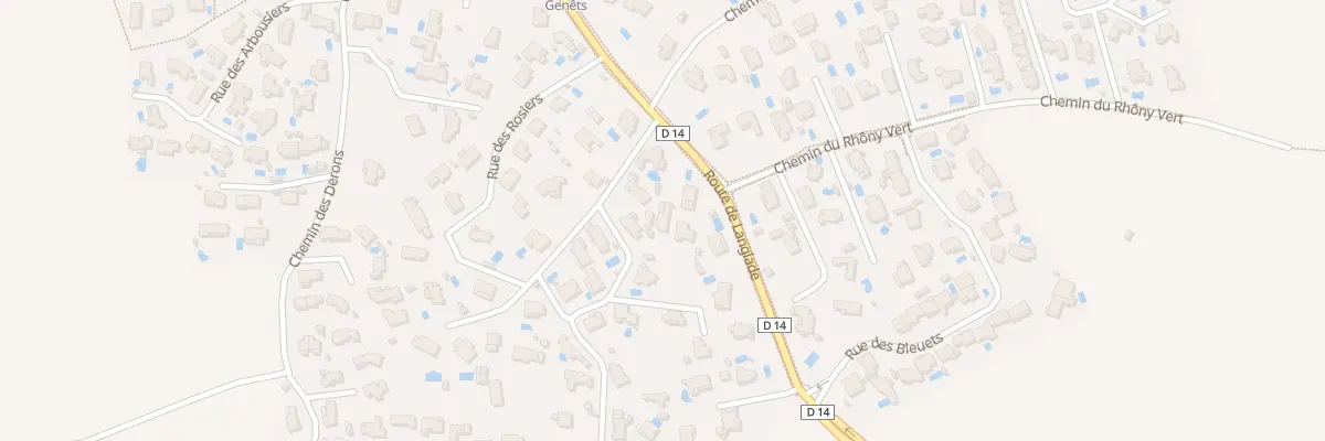 Plan du 1055 Rte de Langlade à Clarensac