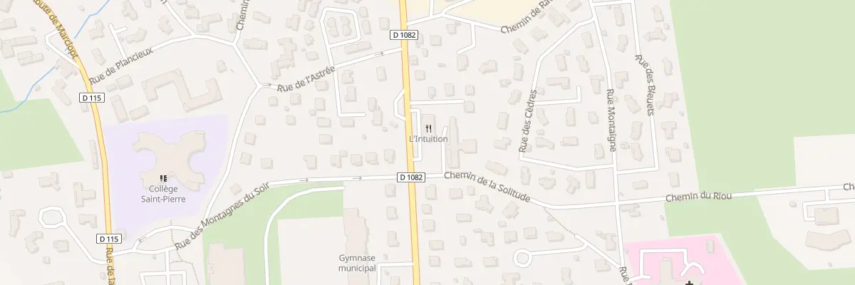 Plan du 468 Av de la Route Bleue à Montrond-les-Bains