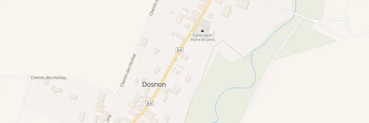 Plan du 13 Rue de la Lhuitrelle à Dosnon