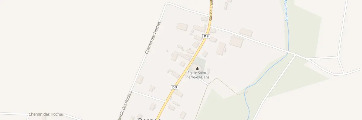 Plan du 12 Rue de la Lhuitrelle à Dosnon
