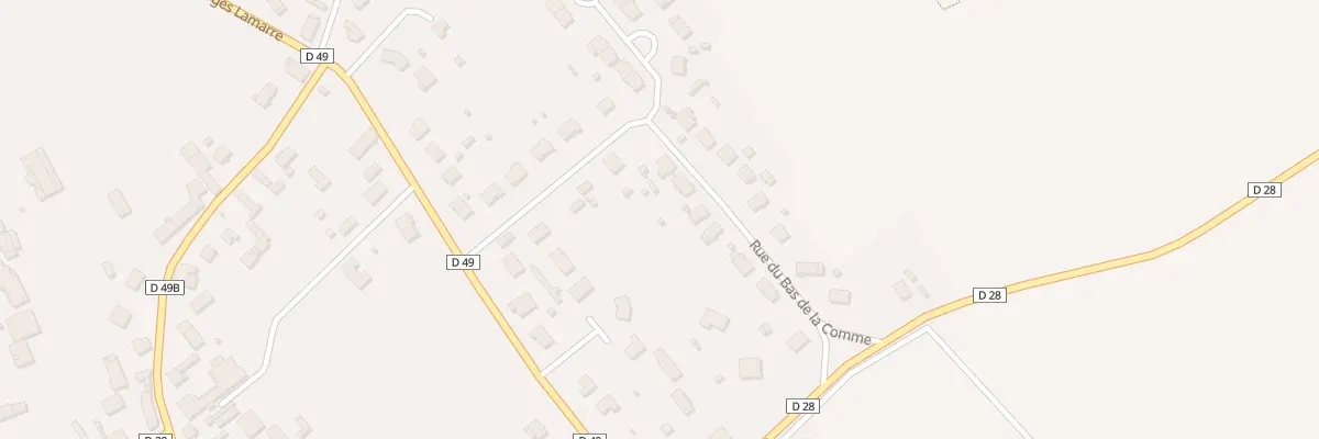 Plan du 11 Rue du Bas de la Comme à Villemoyenne