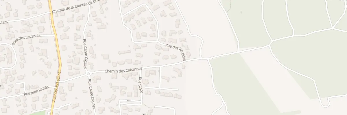 Plan du 363 Che des Cabanes à Vergèze
