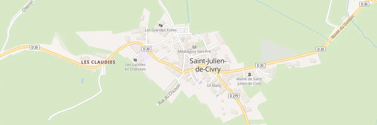 Plan du 19 Rte de Mochère à Saint-Julien-de-Civry