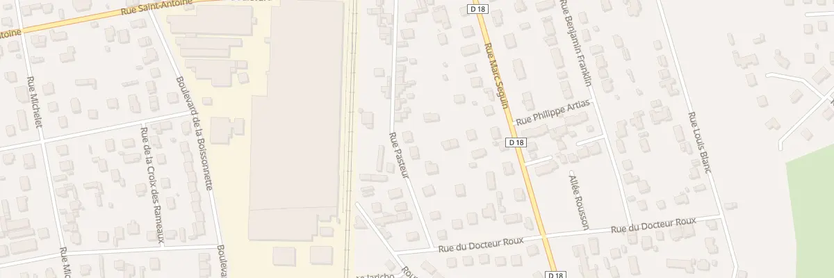 Plan du 21 Rue Pasteur à Feurs