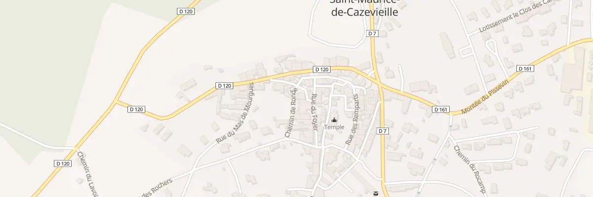 Plan du 8 Che de Ronde à Saint-Maurice-de-Cazevieille