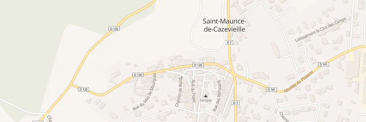 Plan du 10 Rue de la Rode à Saint-Maurice-de-Cazevieille