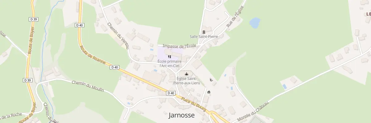 Plan du 19 Imp de l’Ecole à Jarnosse