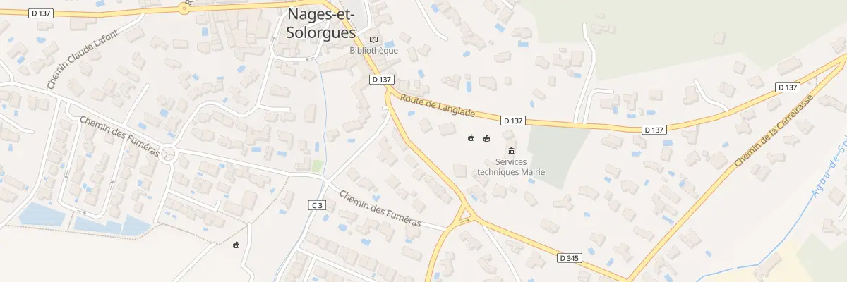 Plan du 48 Rte de Langlade à Nages-et-Solorgues