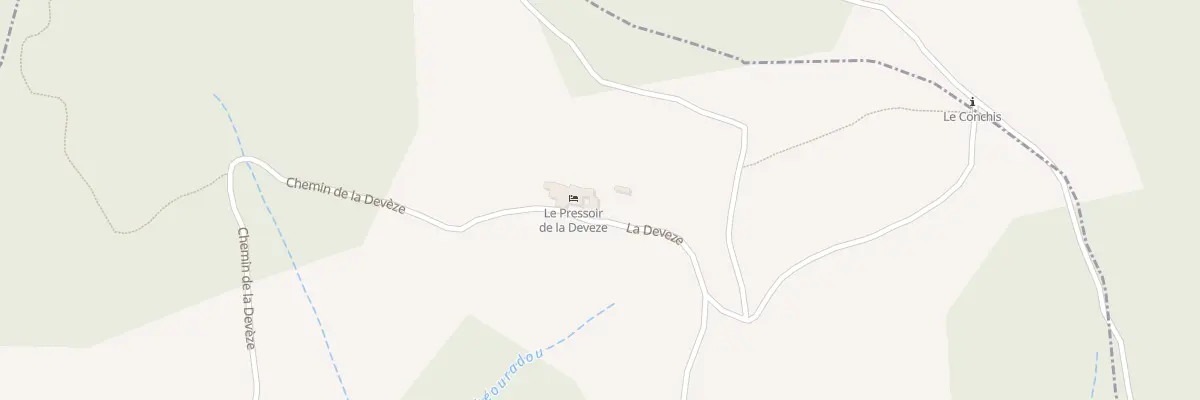 Plan du 814 Che de Deveze à Vernon