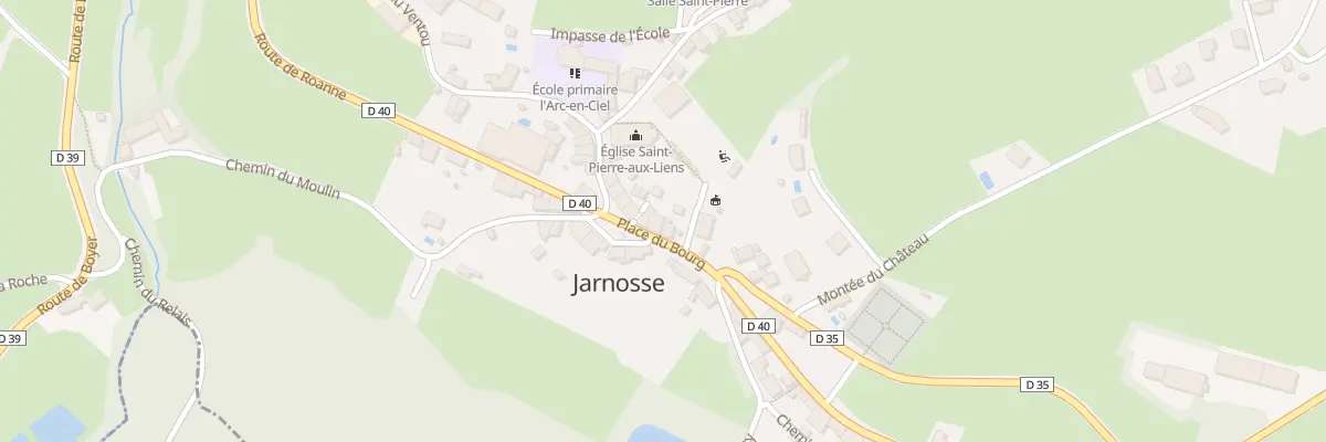 Plan du 47 Pl du Bourg à Jarnosse
