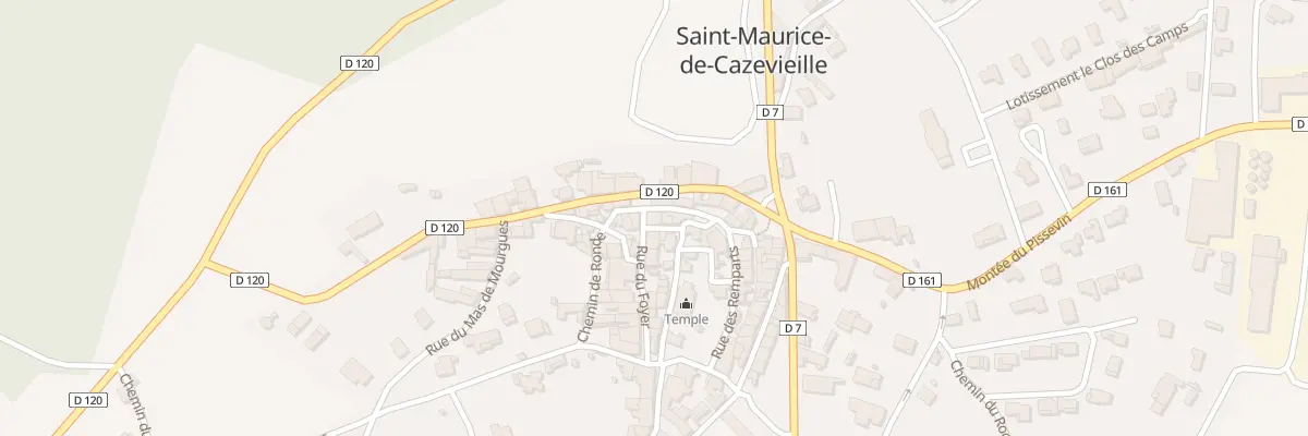 Plan du 1 Rue du Portalet à Saint-Maurice-de-Cazevieille