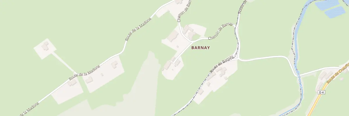 Plan du 232 Che de Barnay à Saint-Martin-de-Lixy