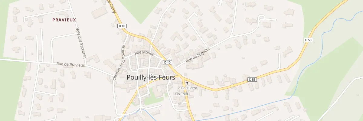 Plan du 29 Rue de l’Égalité à Pouilly-lès-Feurs