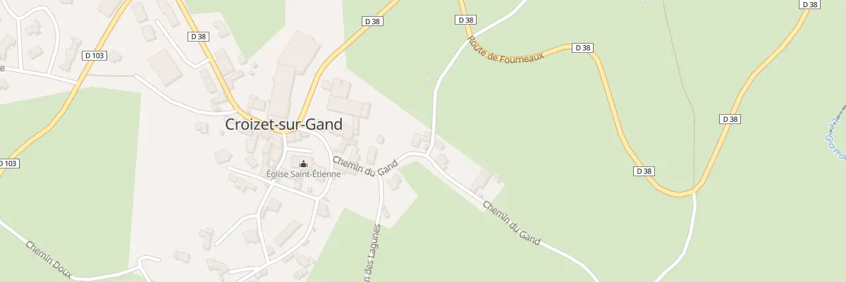 Plan du 111 Che du Gand à Croizet-sur-Gand