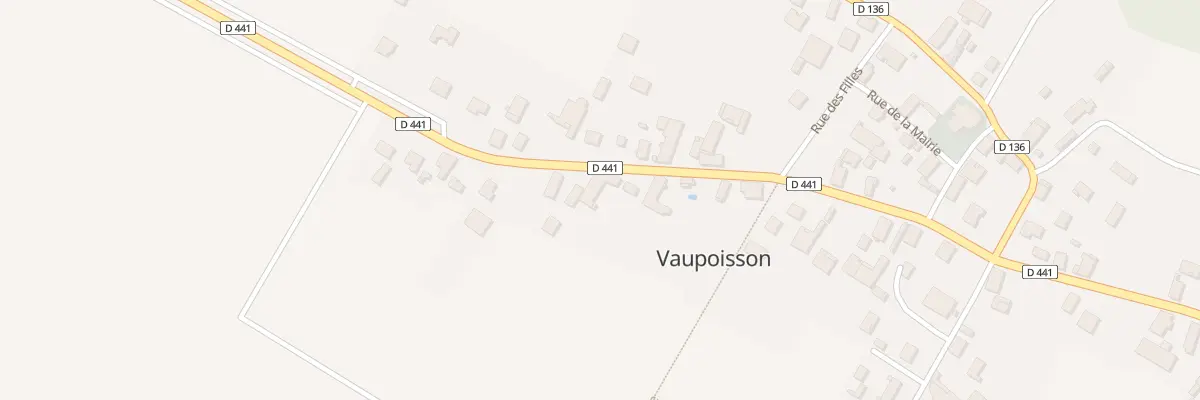 Plan du 12 Gr Grande Rue à Vaupoisson