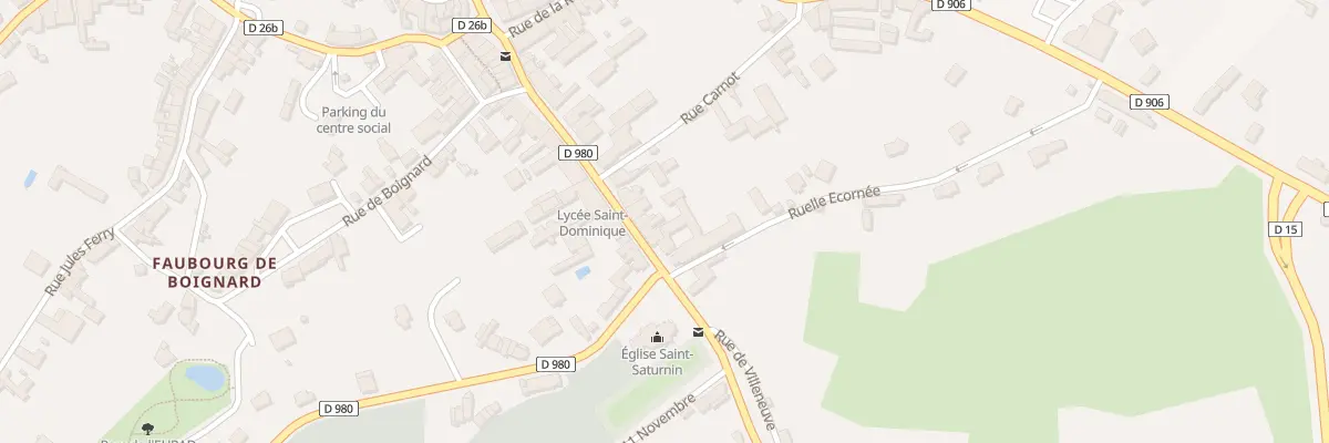 Plan du 31 Rue Danton à Saulieu
