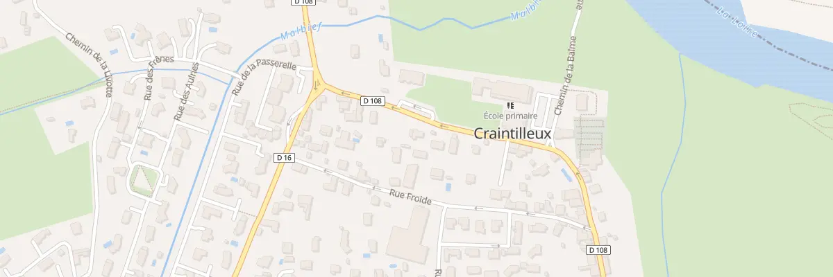 Plan du 157 Rue des Chênes à Craintilleux