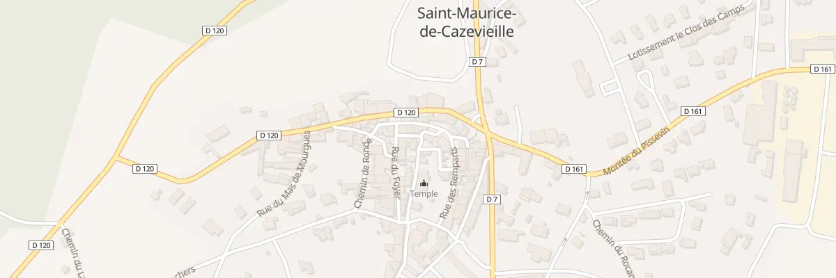 Plan du 17 Rue des Templiers à Saint-Maurice-de-Cazevieille