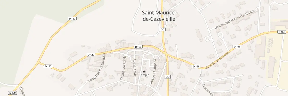Plan du 5 Rue de la Rode à Saint-Maurice-de-Cazevieille