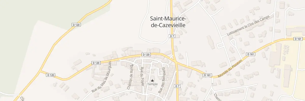 Plan du 4 Rue de la Rode à Saint-Maurice-de-Cazevieille