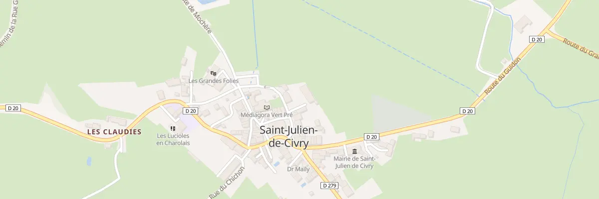 Plan du 5029 Le Bourg à Saint-Julien-de-Civry