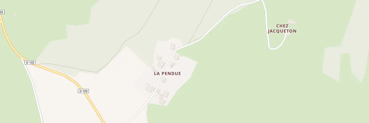 Plan du 265 Che de la Pendue à Saint-Just-la-Pendue