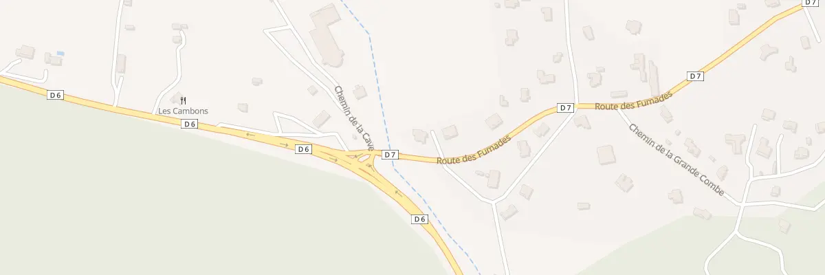 Plan du 77 Rte des Fumades à Brouzet-lès-Alès