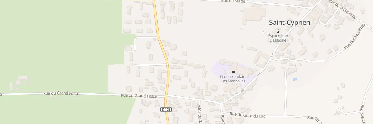 Plan du 6 Rue des Landes à Saint-Cyprien