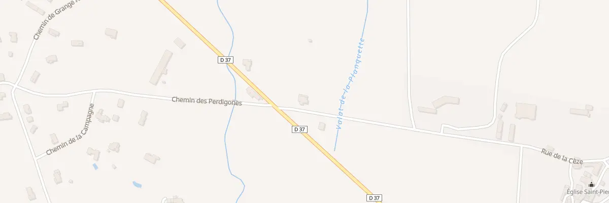 Plan du 5061 Les Plantiers à Potelières