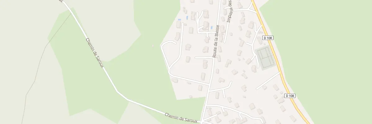 Plan du 300 Rte de Biesse à Chambles