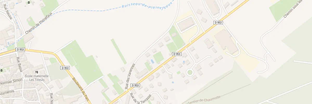 Plan du 10 Rue des Varennes à Ravières