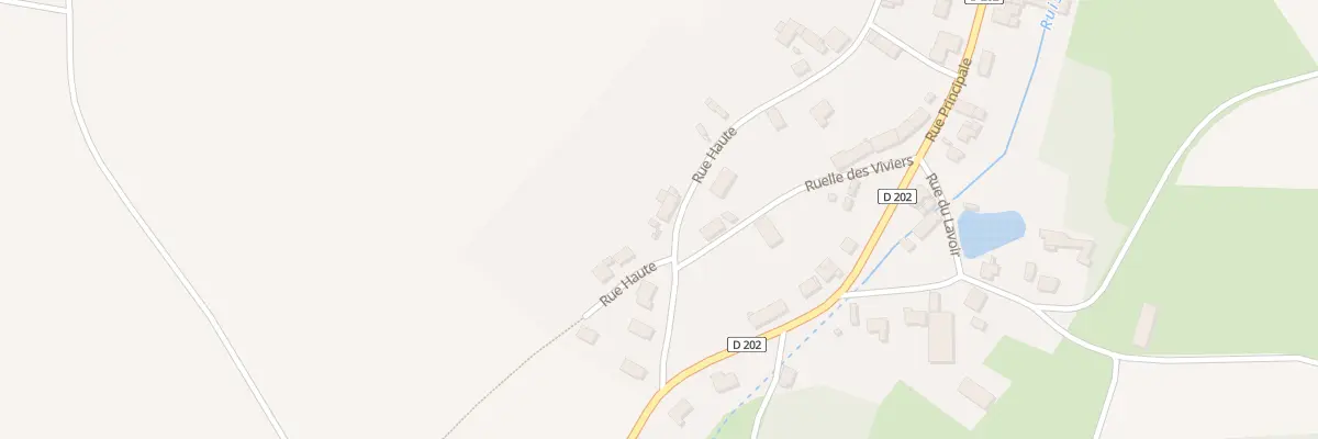 Plan du 7 Rue Haute à Remaucourt