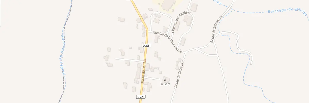 Plan du 5372 Saint Jean à Beaulieu