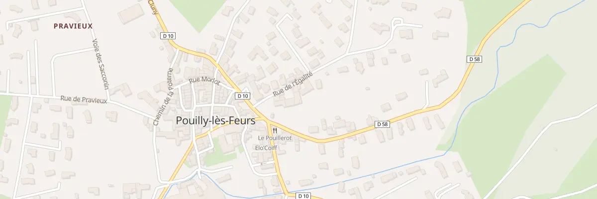 Plan du 62 Rue de l’Égalité à Pouilly-lès-Feurs