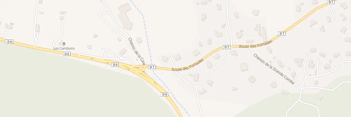 Plan du 83 Rte des Fumades à Brouzet-lès-Alès