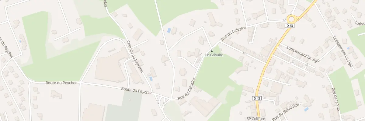 Plan du 15 Rue du Calvaire à Sainte-Sigolène