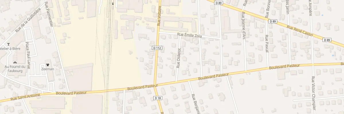 Plan du 8 Rue Diderot à Feurs
