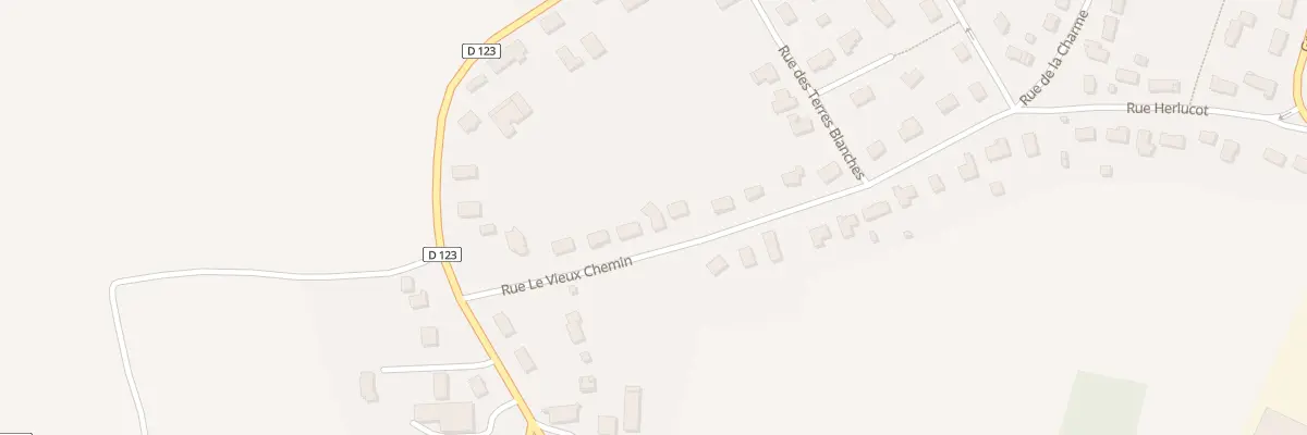 Plan du 10 Rue le Vieux Chemin à Courteranges
