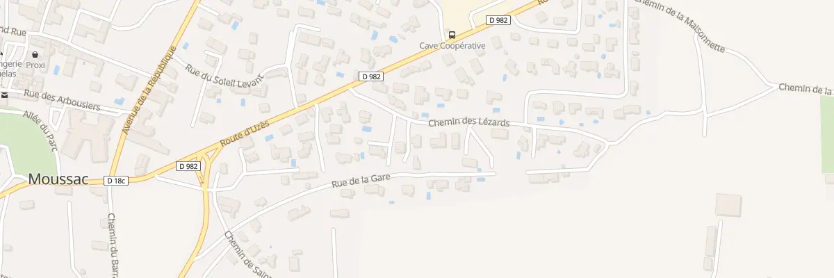Plan du 5239A Font Servas Est à Moussac