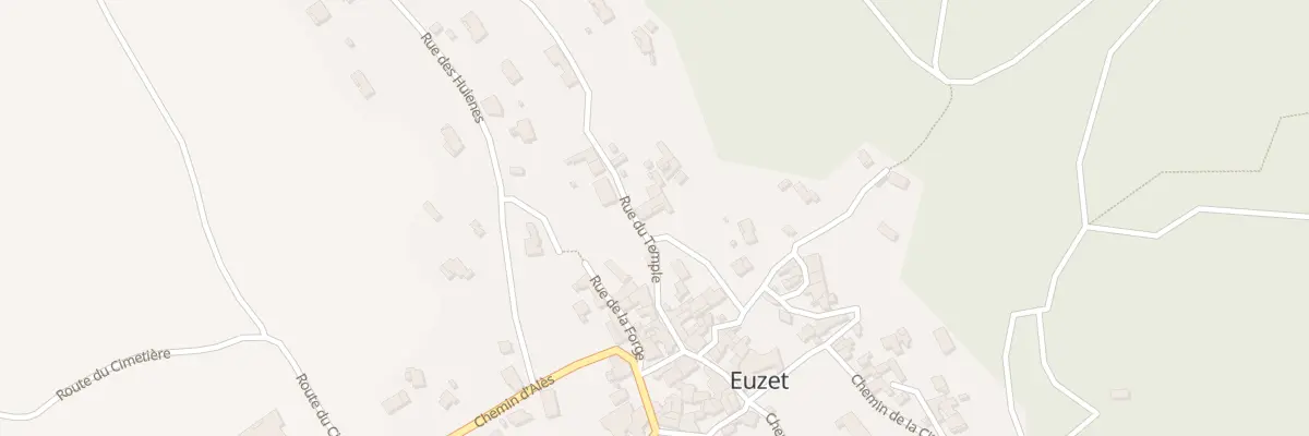 Plan du 1 Rue des Grottes à Euzet