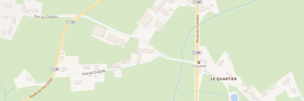 Plan du 21 Rue du Quartier à Palinges