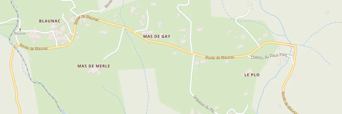 Plan du 5781 Hameau de Blaunac à Joannas
