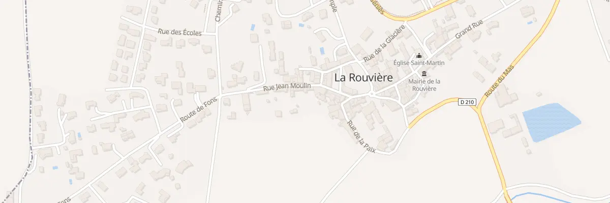 Plan du 17 Rue Jean Moulin à La Rouvière