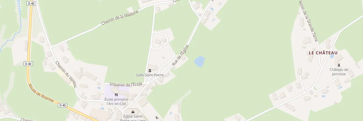 Plan du 5104 Le Chateau à Jarnosse