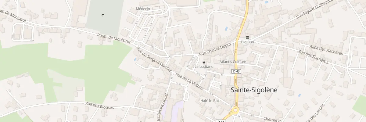 Plan du 4 Pl du Parvis de l’Eglise à Sainte-Sigolène