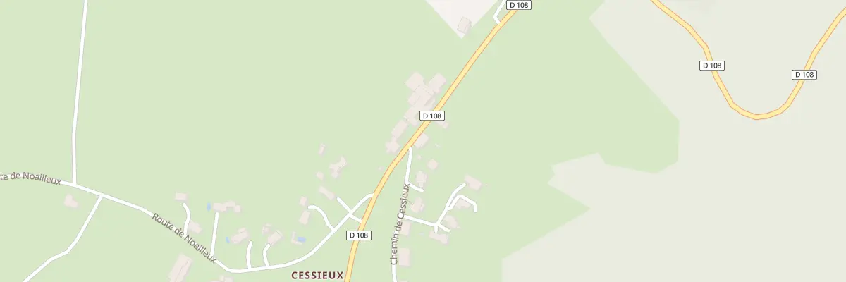 Plan du 1 Che de Cessieux à Chambles