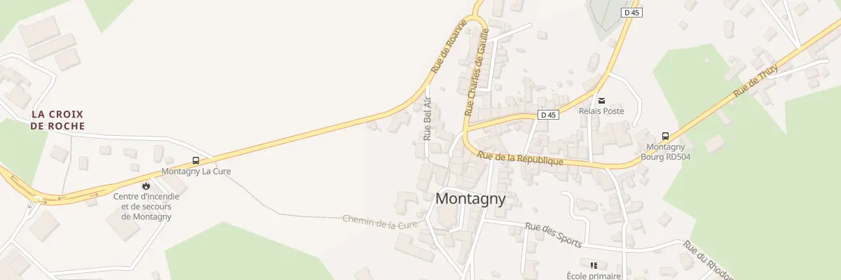 Plan du 21 Rue Bel Air à Montagny
