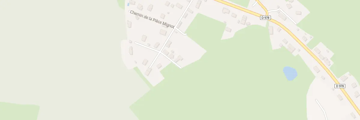 Plan du 21 Che de la Piece Mignot à Tavernay